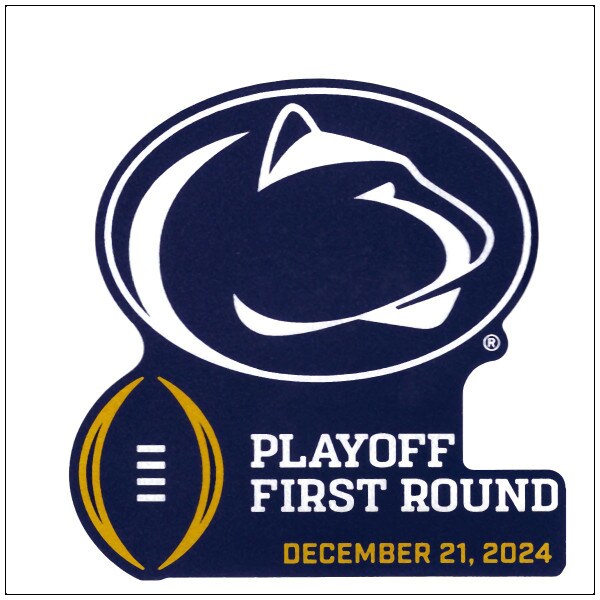 Penn State Athletic Logo College Football Playoff First Round decal